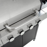 Propane Grill 4 Burner Barbecue Grill Stainless Steel Gas Grill with Side Burner, 46,500 BTU Outdoor W165083092