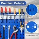 Navy Wall-Mounted Pegboard Wall Organizer Kit 4 ft.Metal Toolboard WALMART 34233608