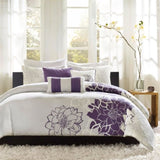King/Cal King 6 Piece Printed Duvet Cover Set B035129163