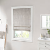 Basketweave Room Darkening Cordless Roman Shade B035129722