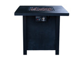 25" H Outdoor Patio Propane Gas Fire Pit Table - 50,000 BTU High-temperature-resistant carving W2691P231674