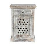 WOODEN NIGHTSTAND WITH 1 DRAWER 1 DOOR 69357.00