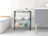 Chrome 3-Tier Shelving All-Purpose Utility Cart 43951532