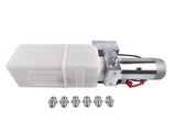 12V DC 6 Quart Hydraulic Pump 6 Way Double Acting Hydraulic Power Unit for Dump Trailer, Scissor 81919656