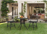 32*32*41" Outdoor Patio Cast Aluminum Round Bar Table 49406903