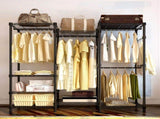 Wire Garment Rack Heavy Duty Clothes RackCloset Organizer Metal Garment Rack Portable Clothes 61970875