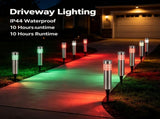 Solar Garden Stake Lights, IP44 WeatherResistant ColorChanging Outdoor Lamp, Amorphous Silicon 59301380