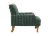 Modern Accent Chair with 3.5cmW Wide Wale Corduroy, 9" Solid Wood Legs, Comfortable Upholstered 98932181