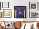 24" x 32" Jersey Frame Display Case, UV-Resistant Jersey Shadow Box with 2 Keys, Hanger, Black 22005560