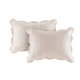 3 Piece Reversible Scalloped Edge Quilt Set B03597533