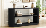Mirod Modern Entryway Console Table - Slim Sofa Table with Open Shelf & Elegant Wood Grain, N760P281359B