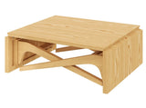 Transformer coffee table, 2 in 1 table, Expandable dining table, Natural wood, Variable height 88707819