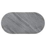 Grey High Gloss and Chrome Coffee Table B062P209131