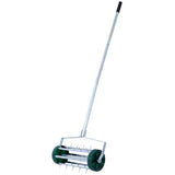 Lawn Aerator, Heavy Duty Rolling Lawn Aerator, Garden Yard Rotary Push Lawn Aeration with Steel 39005271