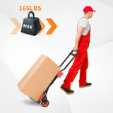 150kg 2-in-1 luggage trolley red 58885307