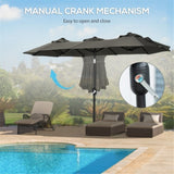 Outdoor beach umbrella /Double-sided Umbrella 41808004