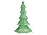 6FT Lighted Christmas Tree Yard Decorations, Pre-lit Pull Up Christmas Tree with 200 LED Warm White 64361676