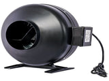 6-Inch 412 CFM Inline Duct Fan Air Circulation Vent Blower for Hydroponics, Basements, and Kitchens W46577503