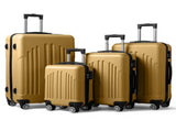 Curved Vertical Stripe 4-in-1 Trolley Case - Mustard Yellow 19371883