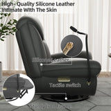Oversized Power Recliner Chair,270&degSwivel Glider Recliner for Nursery, Electric Recliner Sofa 73863607
