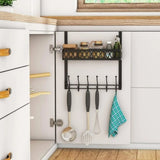 ZNTS Over The Door Hooks Hanger For Clothes, Over The Door Towel Rack With Basket, Coat Hanger Over Door 96396165