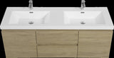 ZNTS 60" Floating Bathroom Vanity with Sink, Modern Wall-Mounted Bathroom Storage Vanity Cabinet with W1573P152706