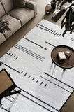 Granada Kienna Black, Charcoal, Ivory and White Polypropylene Area Rug B055P315610