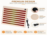 Low-EMF 330W/110V Infrared Sauna Panels with Plug for Home Sauna W6308P541996