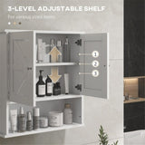 Bathroom Cabinet/Wall Cabinet-White 90299270