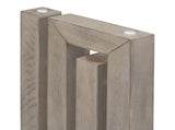 Uniquely Designed Oak Veneer Console Table with Distinctive Side Shapes, Suitable for N711P241282M