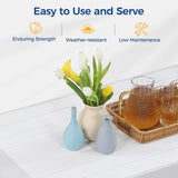 All-Weather Aluminum Outdoor Coffee Table, Modern Coffee Table for Outside, Rectangle Patio Coffee B082P232963