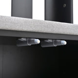 ON-TREND Modern Luxury 4-in-1 Hall Tree with Cushion, Versatile Coat Rack with 8 Gold Hooks and N721P192814B