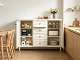 40.16'' Storage Sideboard Buffet Cabinet, Freestanding Accent Cabinet with 4 Drawers & 2 Doors, W3387P487623