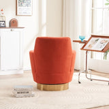 Teddy Swivel Barrel Chair, Swivel Accent Chairs Armchair for Living Room, Reading Chairs for Bedroom W1361P172477