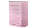 Macaron powder, particleboard with melamine veneer, 66*40*131cm, 52 drawer cabinet, matte gold 69590279