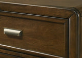 Contemporary Style 1pc 2-Drawer Nightstand Dark Brown Finish Wooden Home Bedroom Furniture B011P221270