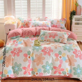 3 Piece Spring Pink Floral Duvet Cover Set for Women Adults Home Bedroom Pink Flowers Bedding Set 70299009