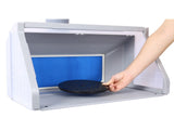 Portable Airbrush Paint Spray Booth Kit Pro Paint Set with Turn Table Powerful Fan for Toy Model W465P187896