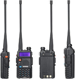 BAOFENG Radio Portable Walkie Talkie UV-5R, Handheld Ham Radio Long Range High Power, Rechargeable 68683924