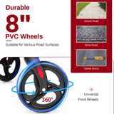 Practical Folding Rolling Walker Transport Wheelchair 57069059