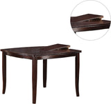 Counter Height Dining Table Top Birch Veneer MDF Rubber Wood Dining Room Furniture 1pc Table w B01157384