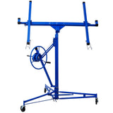 ZNTS Drywall Lift Panel 11' Lift Drywall Panel Hoist Jack Lifter,BLUE W465141082