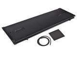 Matte Black Hard Tri-Fold Truck Bed Cover, 5FT Waterproof Tonneau Cover with LED Replacement for 82794751