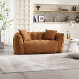 Soft beanbag chair with high resilience foam core for two people. The comfortable square recliner W1996P182159