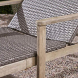 HAMPTON WOOD WICKER CHAISE LOUNGE 63763.00LMBLK