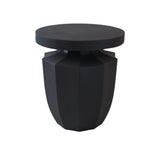 Decorative Garden End, 20.3" H Modern Heavy Duty Patio Sturdy Faux Terrazzo Accent Side W2734P194118