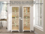 65" Tall Narrow Metal Pantry Cabinet, 14.6" W x 13.77" D 1-Door Storage Organizer with 3 Adjustable T3625P607326
