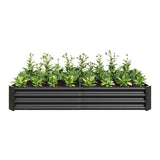 ZNTS Raised Garden Bed Outdoor, 6×3×1ft , Metal Raised Rectangle Planter Beds for Plants, Vegetables, and 48218815