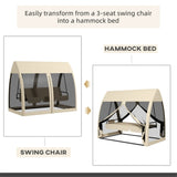 Garden rocking chair with canopy 23497304