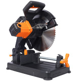 15-Amp Heavy Duty 14 Inch Metal Cutting Chop Saw W/ 2x14 Inch Carbide-Tipped Blade Premium W465P197370